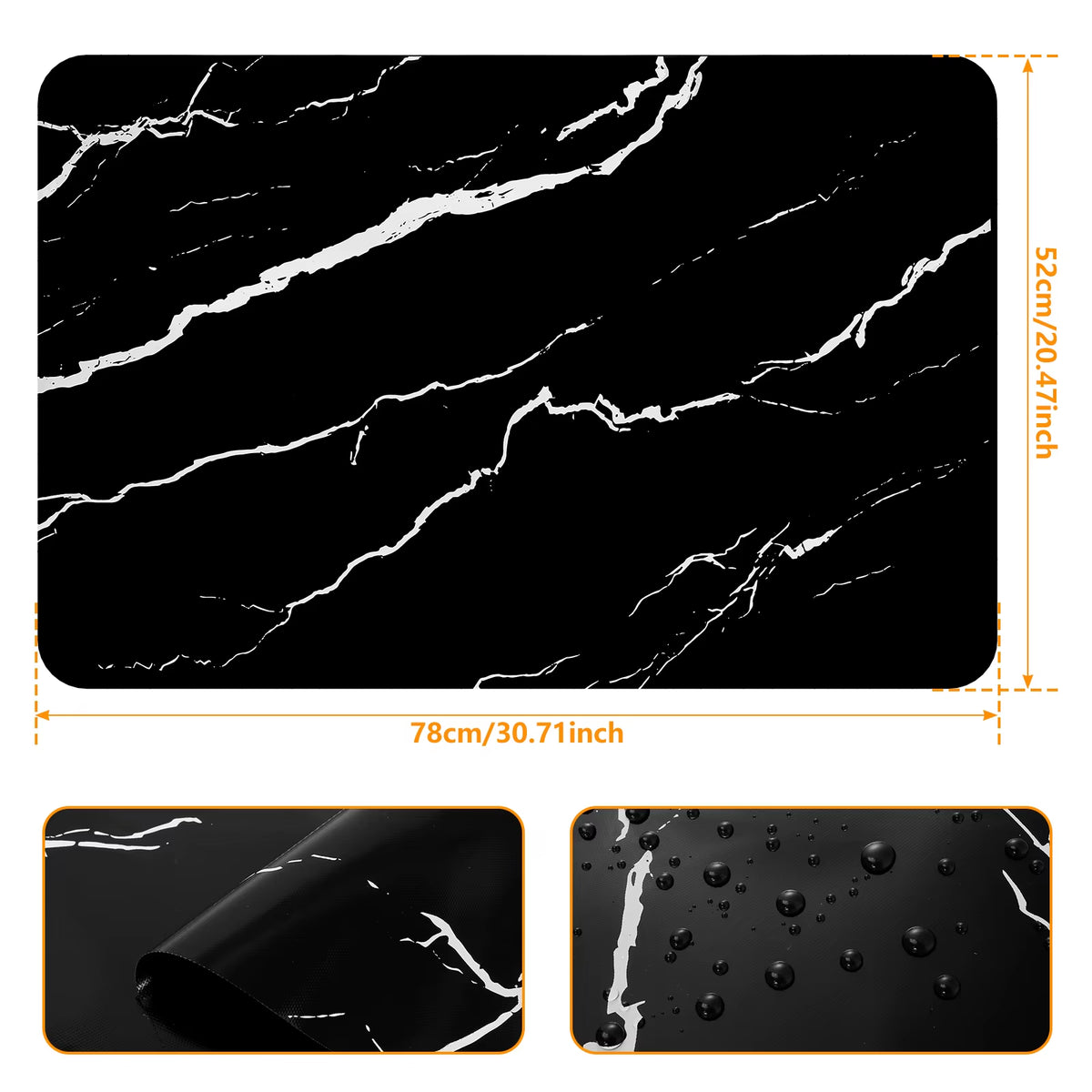 Induction Cooktop Mat Silicone Induction Cooker Covers Heat-Resistant Induction Cooktop Protector Mat 30.8×20.5Inch Non-Slip