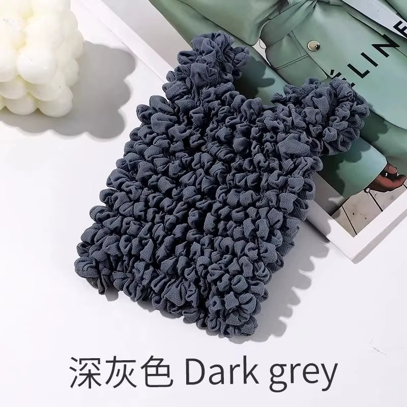 1PCS New Mini Shopping Bag Expansion Fold Pleated Flexible Stretch Large Capacity Bubble Elastic Portable Handbag Storage Bags