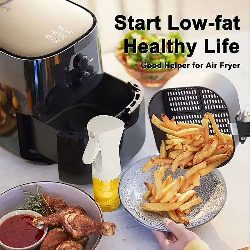 200/300/500Ml Oil Spray Bottle BBQ Cooking Olive Oil Sprayer Plastic Baking Oil Spray Empty Bottle Vinegar Bottle or Oil Brush