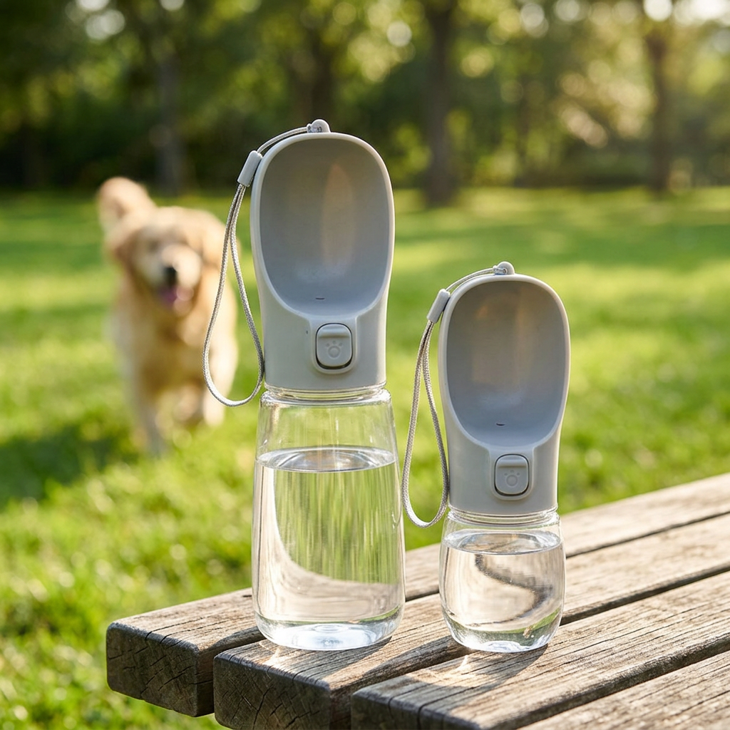 Botella de Agua Portátil para Perros y Gatos
