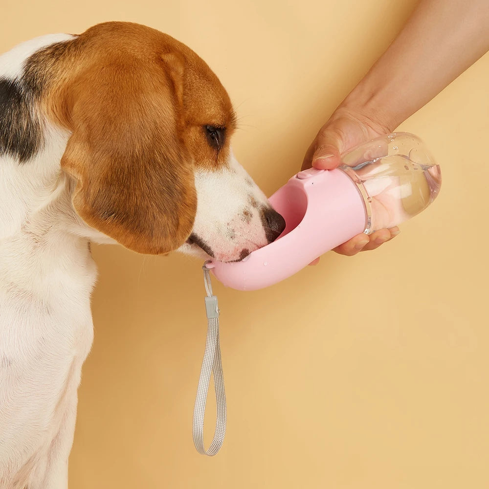350Ml 550Ml Portable Water Bottle for Dog Cat Drinking Cup with Lanyard Leakproof Puppy Kitten Water Feeder Outdoor Pet Supplies