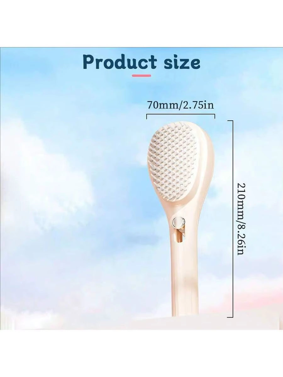 1Pcs Magic Retractable Hair Comb-Anti-Static Scalp Massaging & Detangling Brush for All Hair Types Holiday Gift Box Beauty Tool