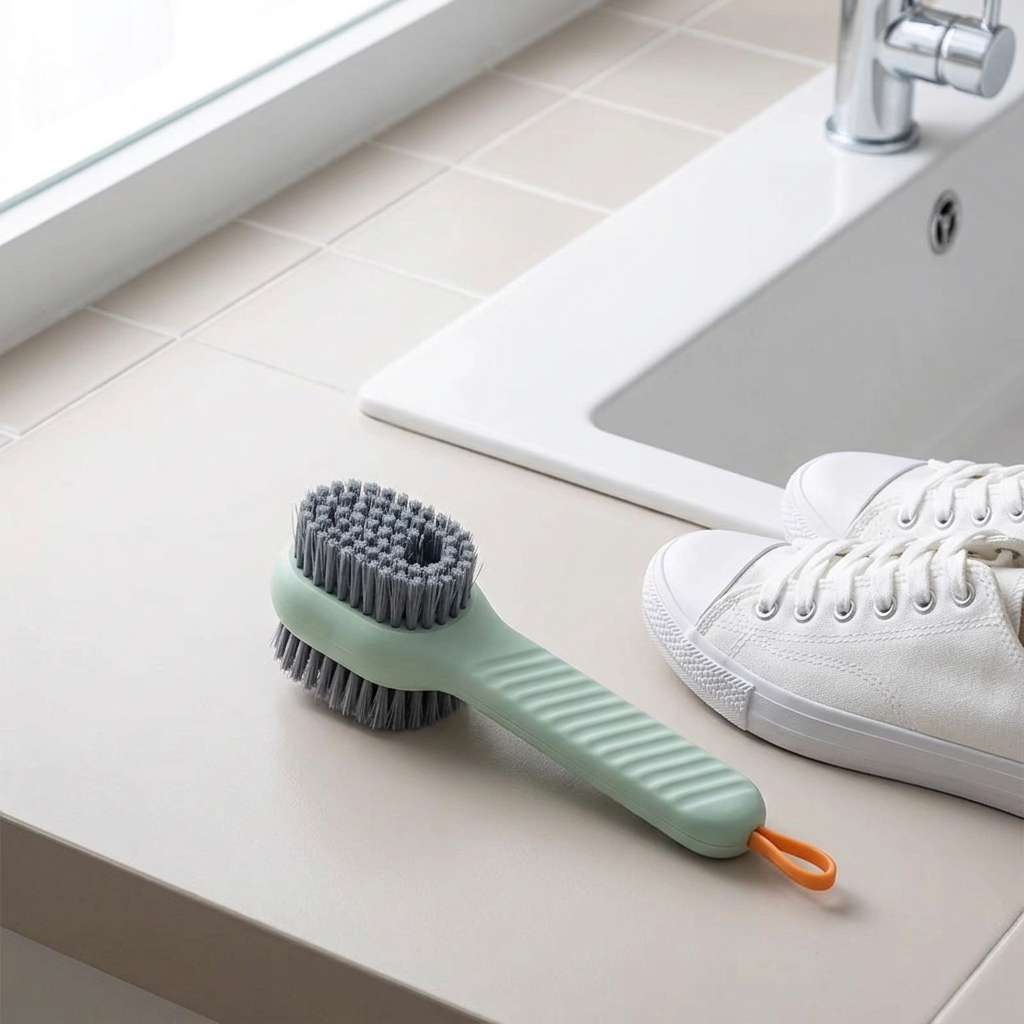 Cepillo de Limpieza con Depósito de Jabón