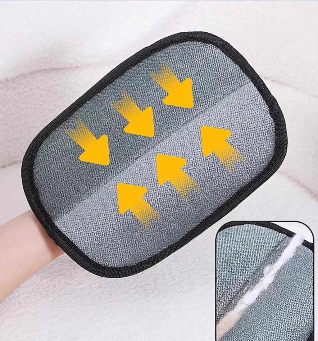 Pet Hair Remover Glove Portable Reusable Lint Brush for Cat Dog Hair Carpet Sofa Clothes Cleaning Tool