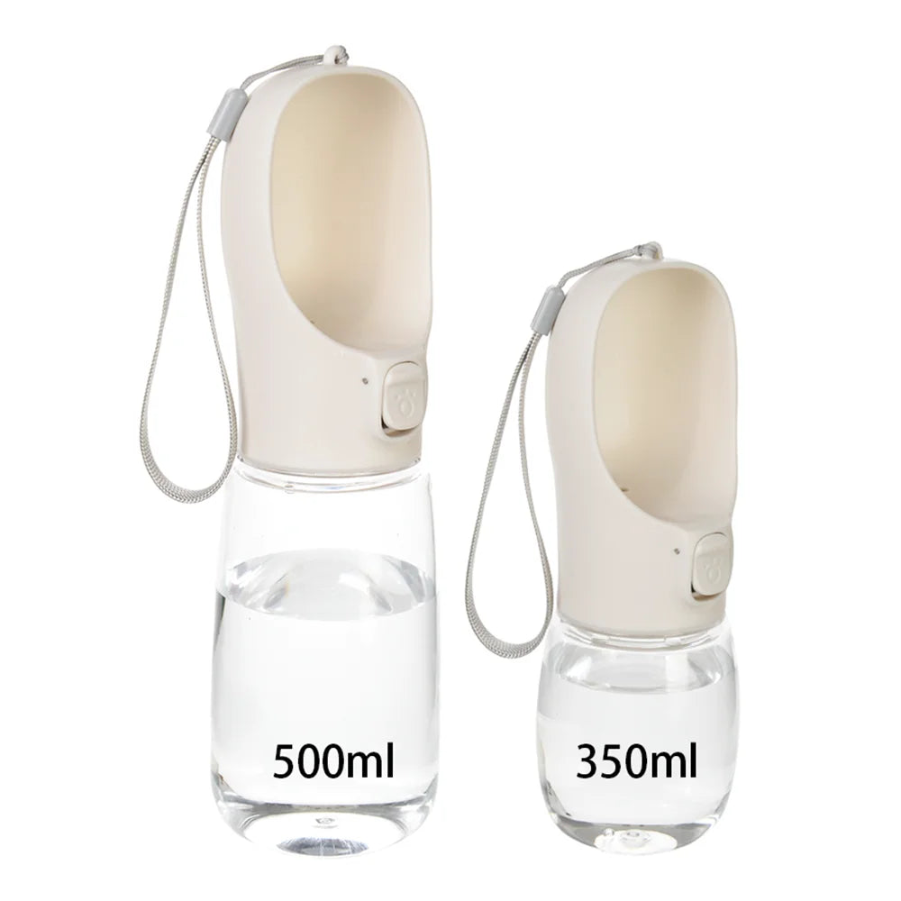 350Ml 550Ml Portable Water Bottle for Dog Cat Drinking Cup with Lanyard Leakproof Puppy Kitten Water Feeder Outdoor Pet Supplies