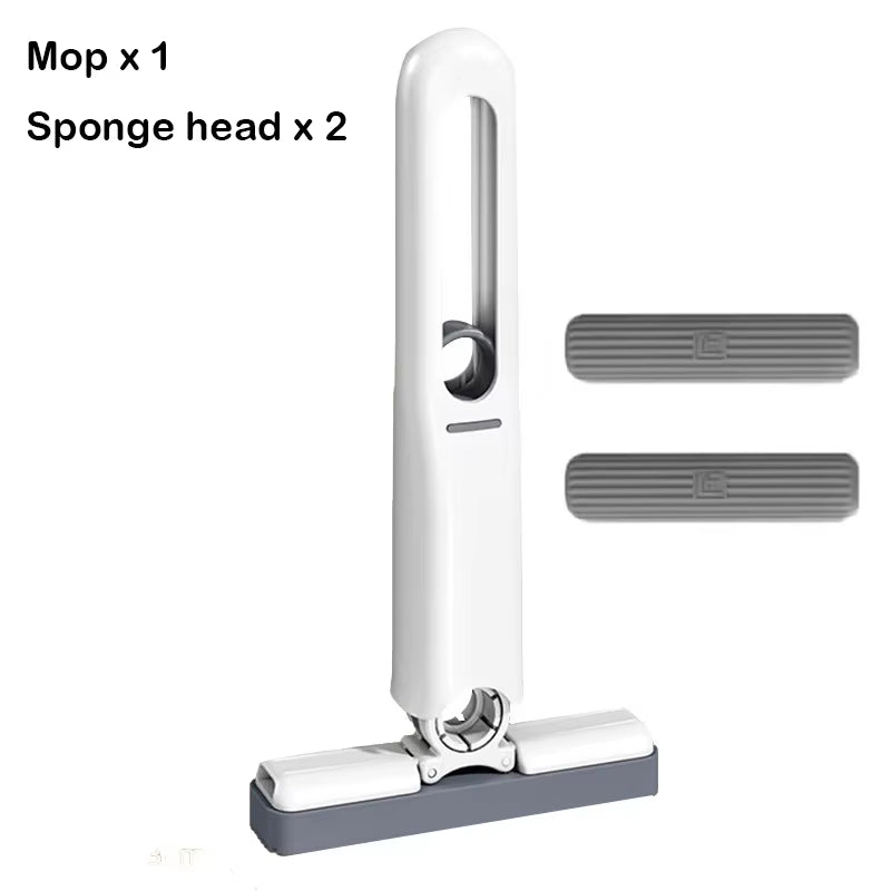 Mini Squeeze Mop Mini Mop Desk Kitchen Car Clean Tools Mops with Self-Squeezing Folding Home Cleaning Floor Washing Mops