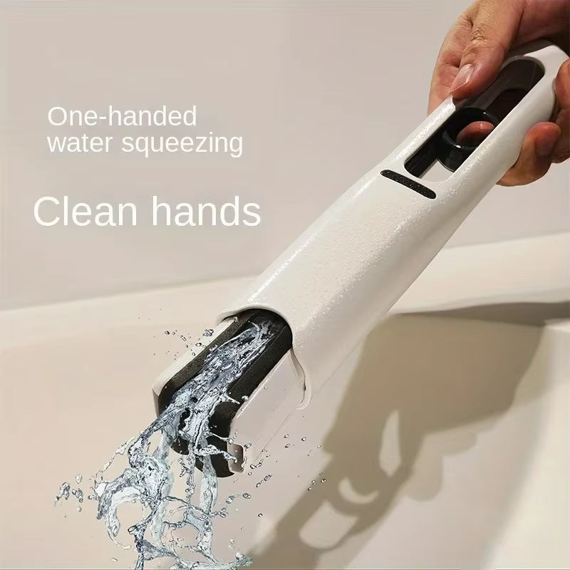 Mini Squeeze Mop Mini Mop Desk Kitchen Car Clean Tools Mops with Self-Squeezing Folding Home Cleaning Floor Washing Mops