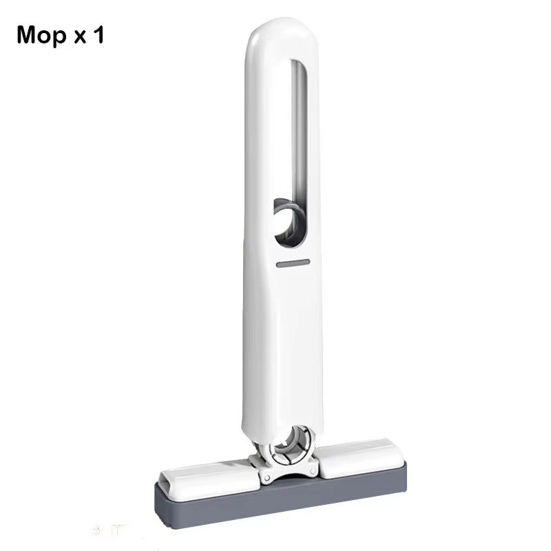 Mini Squeeze Mop Mini Mop Desk Kitchen Car Clean Tools Mops with Self-Squeezing Folding Home Cleaning Floor Washing Mops