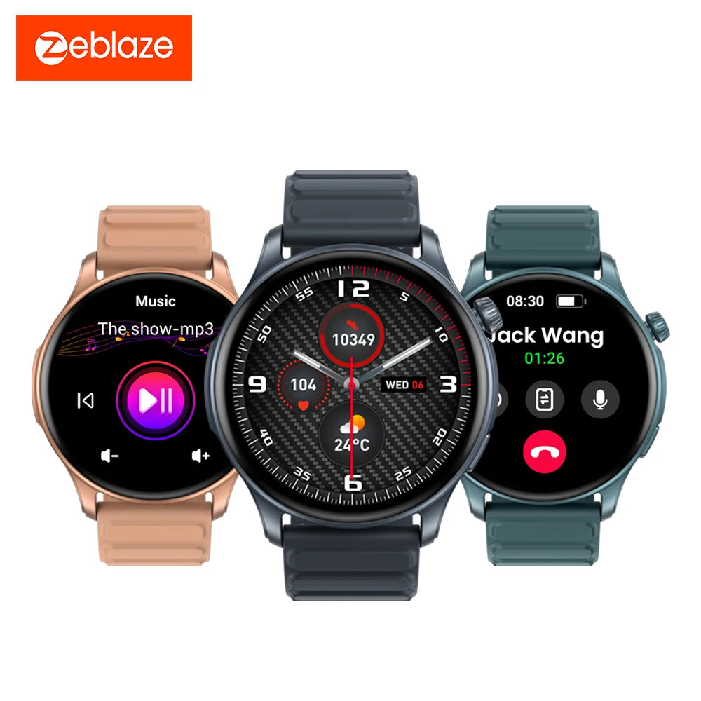New  Btalk 3 PRO Smart Watch, 1.43" AMOLED Display, Bluetooth Call, Health & Fitness Tracker, IP68 Waterproof Smartwatch