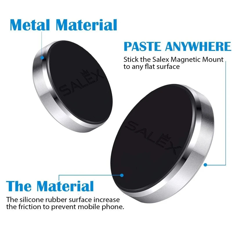 Magnetic Car Phone Holder  Car Dashboard Wall Mounted Phone Stand Car Magnet Sticker for Iphone Samsung Xiaomi Huawei