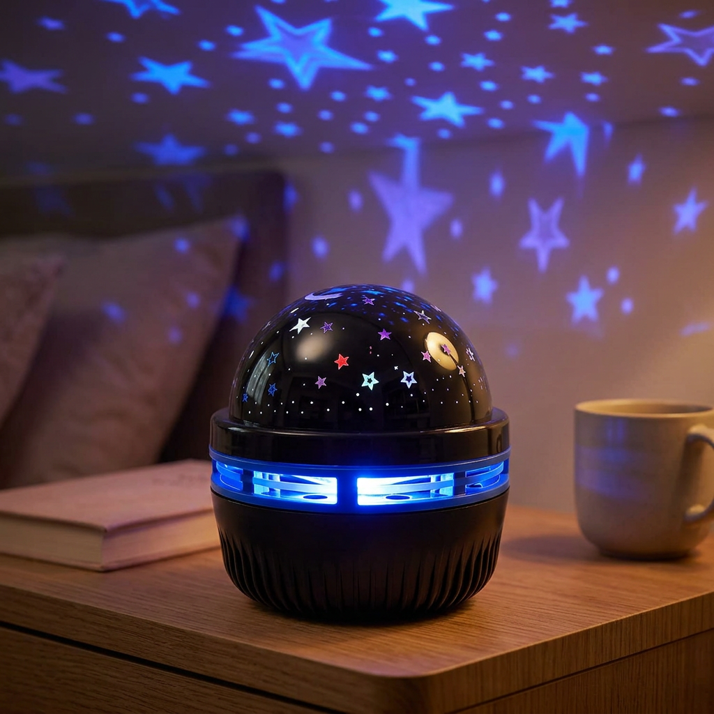 Mini Proyector de Galaxias LED con Estrellas y Luna