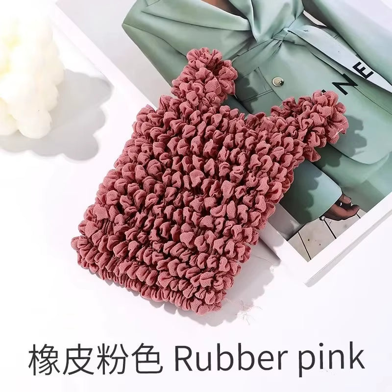 1PCS New Mini Shopping Bag Expansion Fold Pleated Flexible Stretch Large Capacity Bubble Elastic Portable Handbag Storage Bags