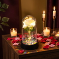 Rosa Eterna LED en Cúpula de Cristal