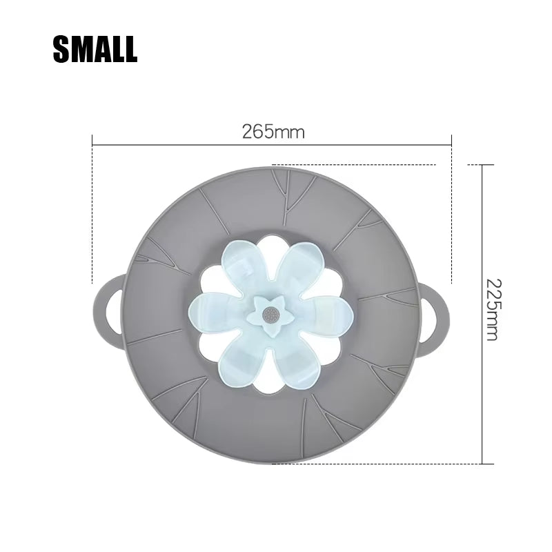 Multifunctional Silicone Lid Spill Stopper anti Overflow Pot Cover Kitchen Gadgers Cooking Pot Lids Utensil