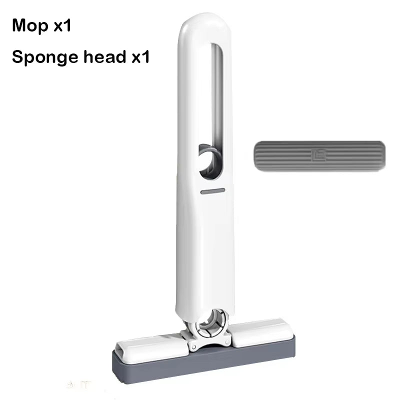 Mini Squeeze Mop Mini Mop Desk Kitchen Car Clean Tools Mops with Self-Squeezing Folding Home Cleaning Floor Washing Mops